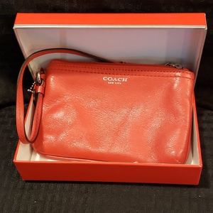 Coach Wristlet in Red